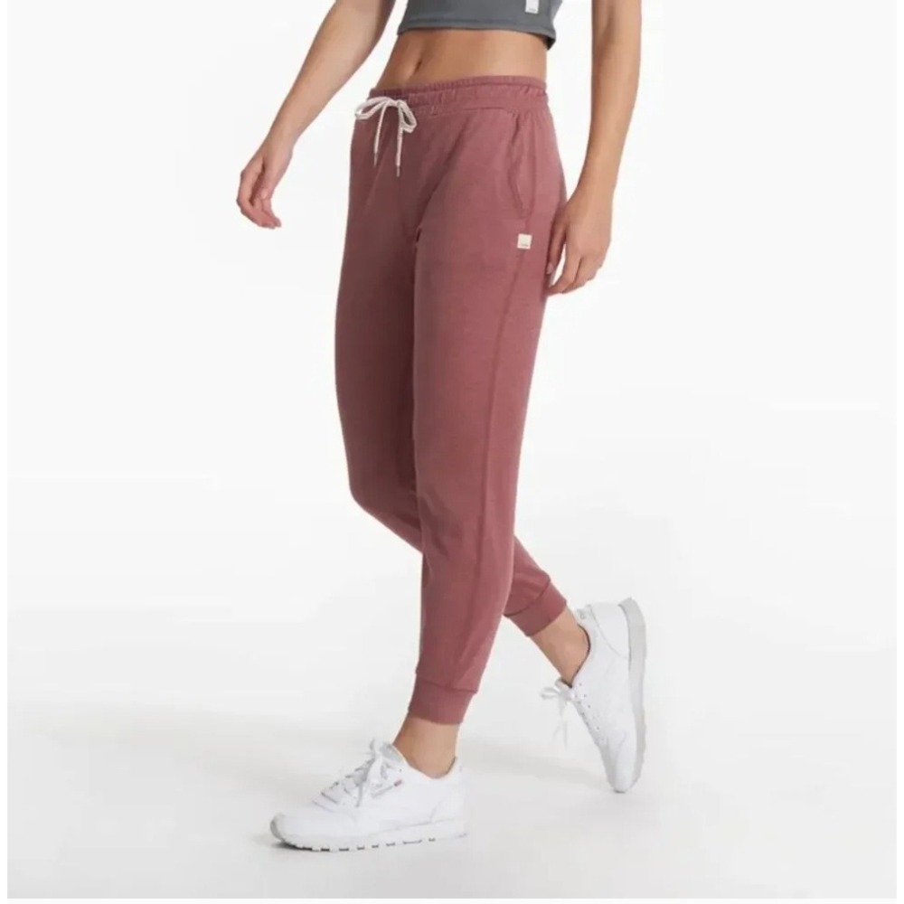 Vuori Performance Jogger Women Small Pink Rosewood Athletic Pants